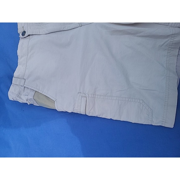 REEL LEGENDS Men's Size Large Beige Nylon Performance Shorts Cargo Fishing - Picture 3 of 12